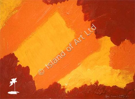 Ann Marie Whitton Painting: Forest fire (1998) Ann Marie Whitton Painting: Forest fire (1998)