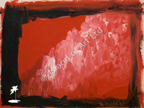 Ann Marie Whitton Painting: Red Army or Rain(1997) Ann Marie Whitton Painting: Red Army or Rain(1997)