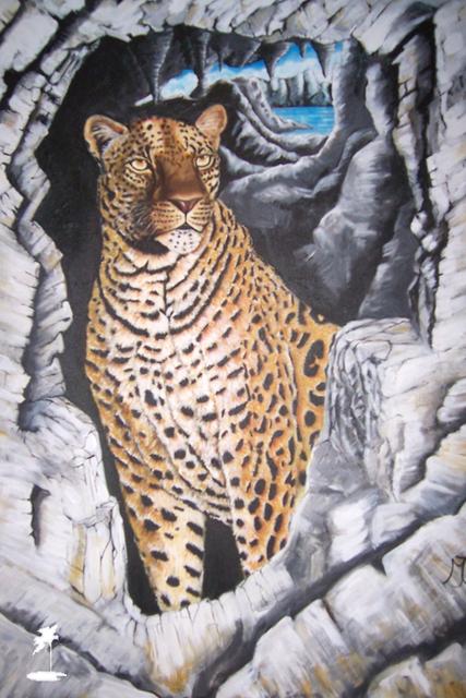 Leopard on the Rocks by Marilyn Comparetto Leopard on the Rocks by Marilyn Comparetto