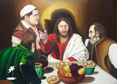 Supper after Carivaggio by Marilyn Comparetto Supper after Carivaggio by Marilyn Comparetto