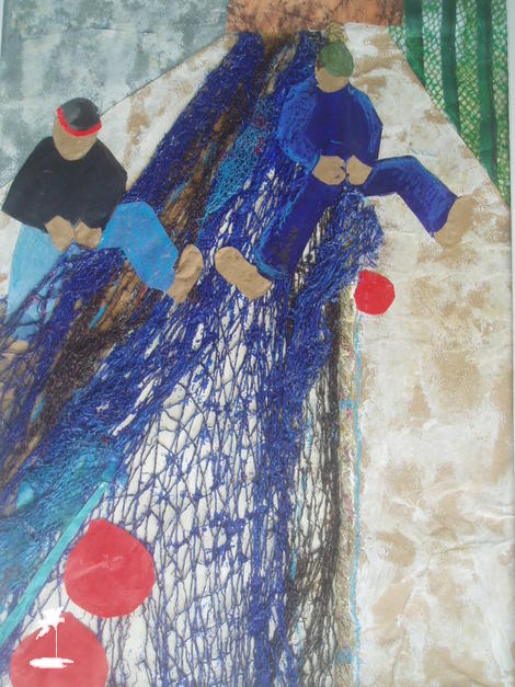 Fishermen, Nets and Pink Floats