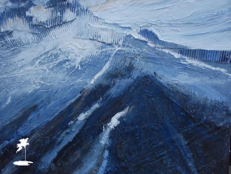 Snow Clouds on the Mountain