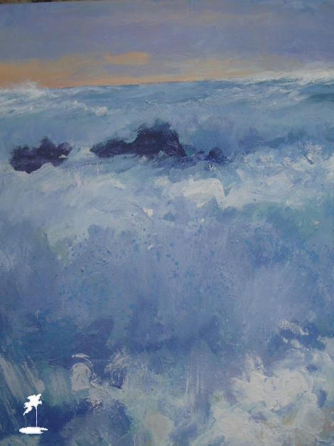 Wild Waves on a Storm Tossed Morning