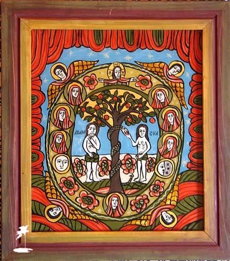 Adam and Eve with Christ and angels Adam and Eve with Christ and angels