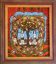 Adam and Eve with Christ and angels