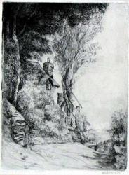 M Bennett (Engraver) Shelley Cottage