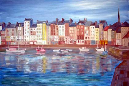 Honfleur harbour - Michael Roscoe